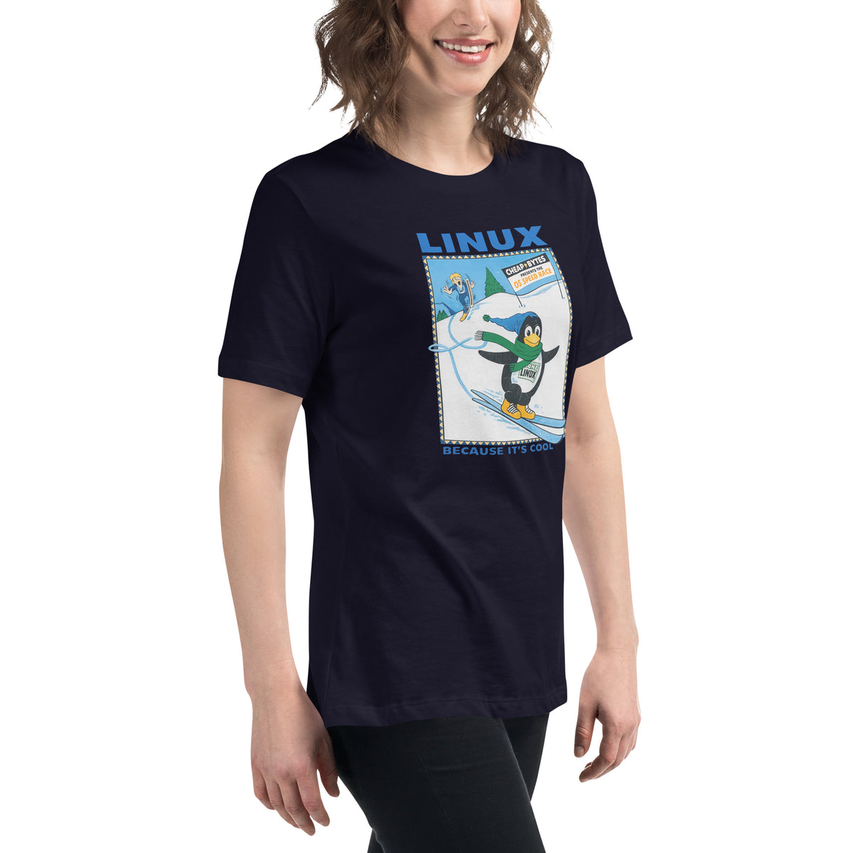 Linux Speed Race  - Women's Relaxed T-Shirt