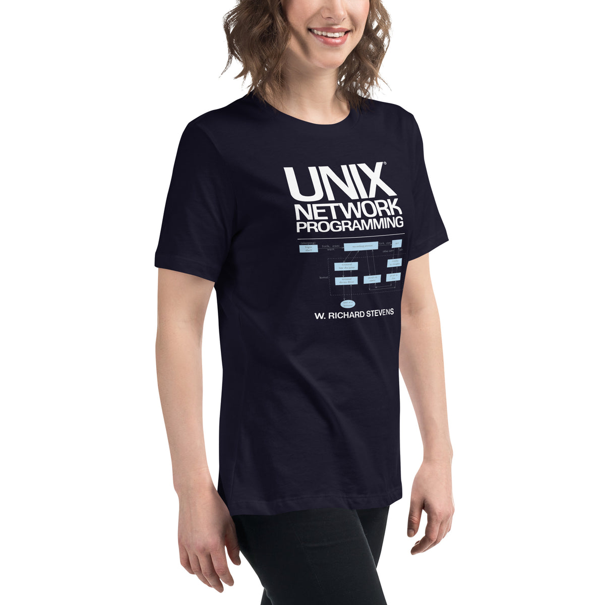UNIX Network Programming - Women's Relaxed T-Shirt