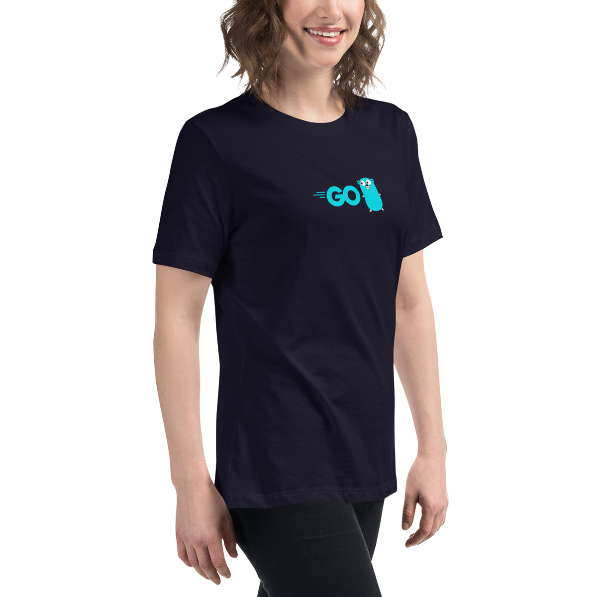 Golang Logo I - Women's Relaxed T-Shirt
