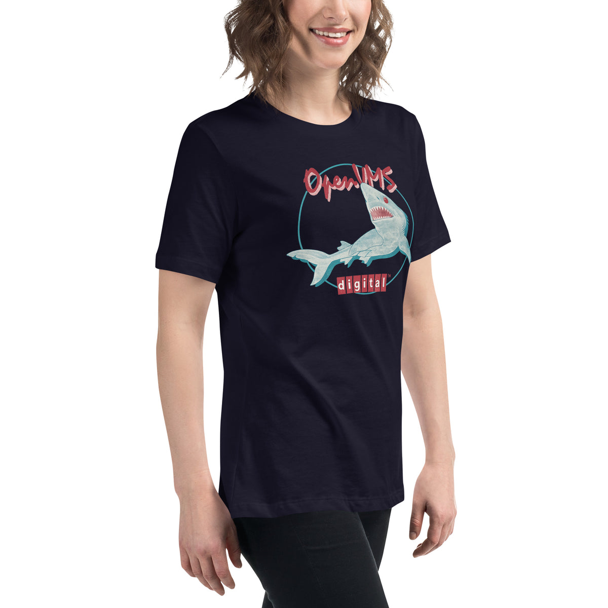 OpenVMS Digital Shark - Women's Relaxed T-Shirt