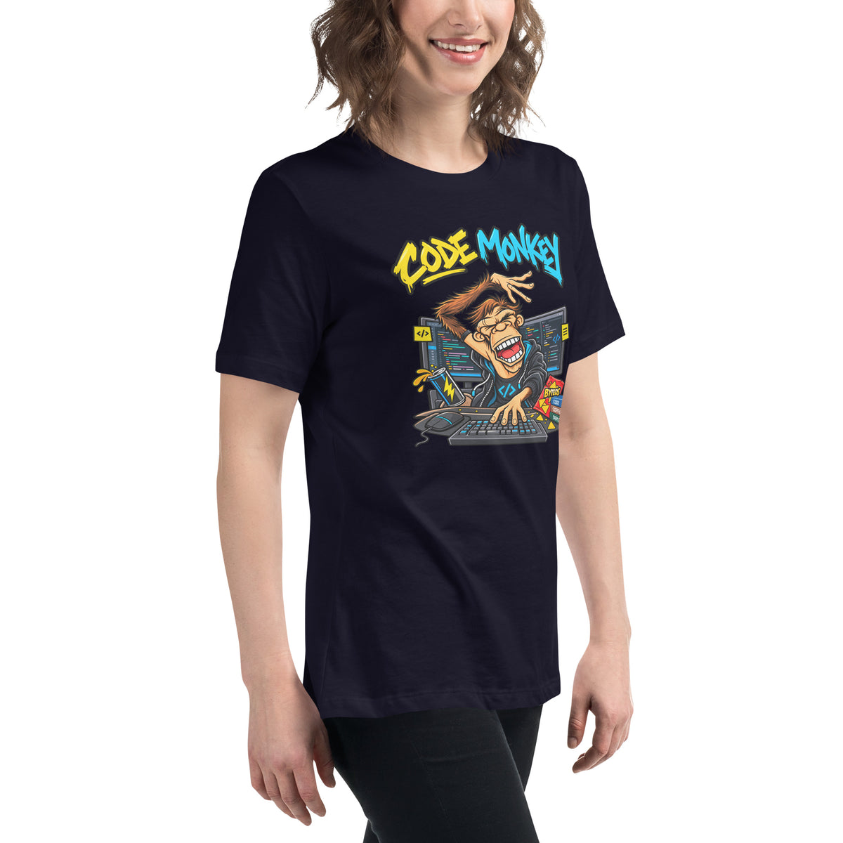 Code Monkey - Women's Relaxed T-Shirt