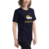 Copy Pasta, Working Fasta - Women's Relaxed T-Shirt
