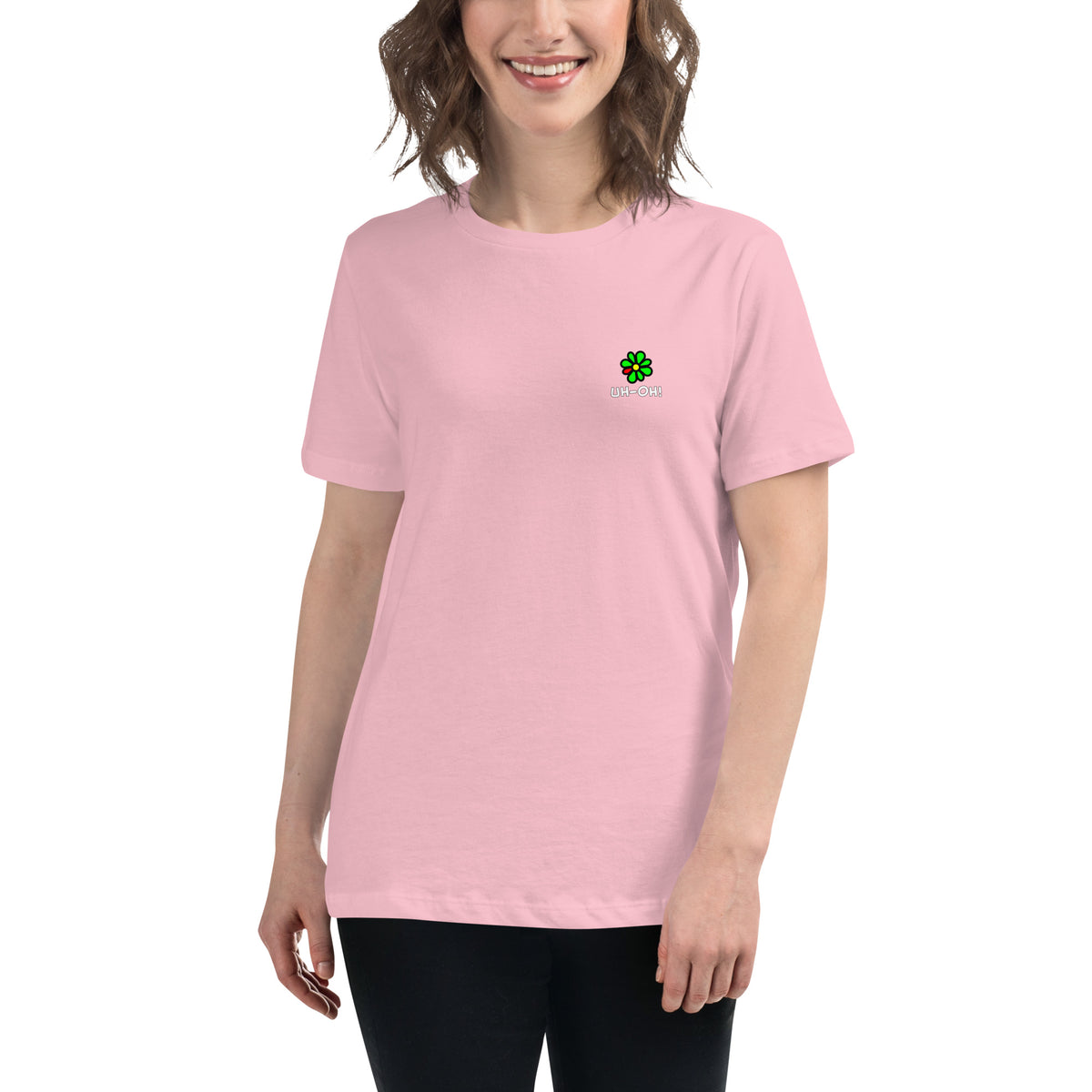 ICQ Uh-Oh Error Tee - Women's Relaxed T-Shirt