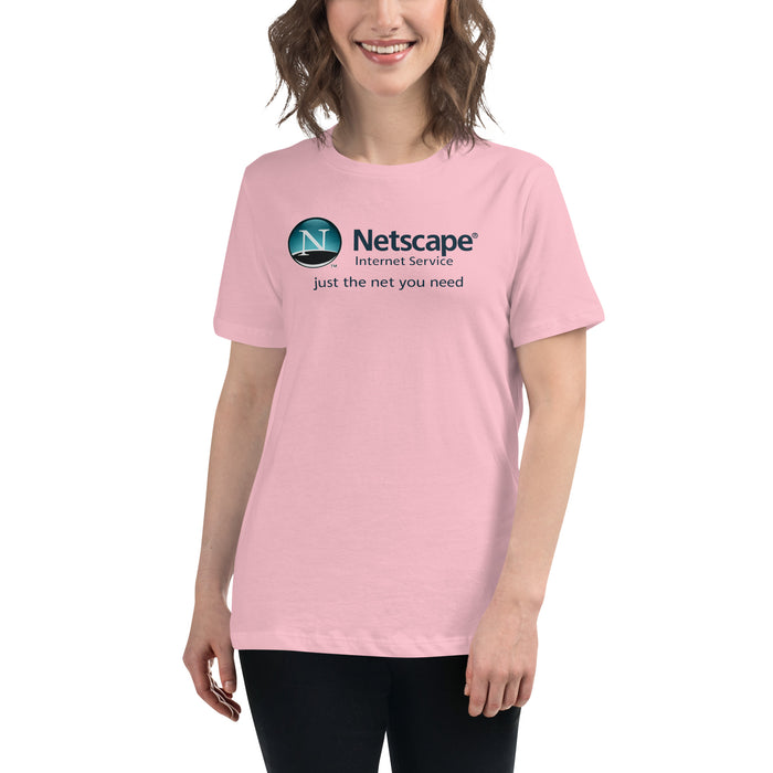 Netscape Internet Service - Women's Relaxed T-Shirt