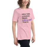 New York, London, Paris, Localhost, Tokyo - Women's Relaxed T-Shirt
