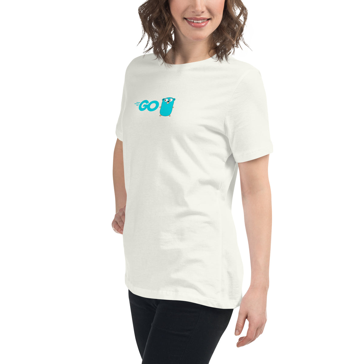 Golang Logo I - Women's Relaxed T-Shirt