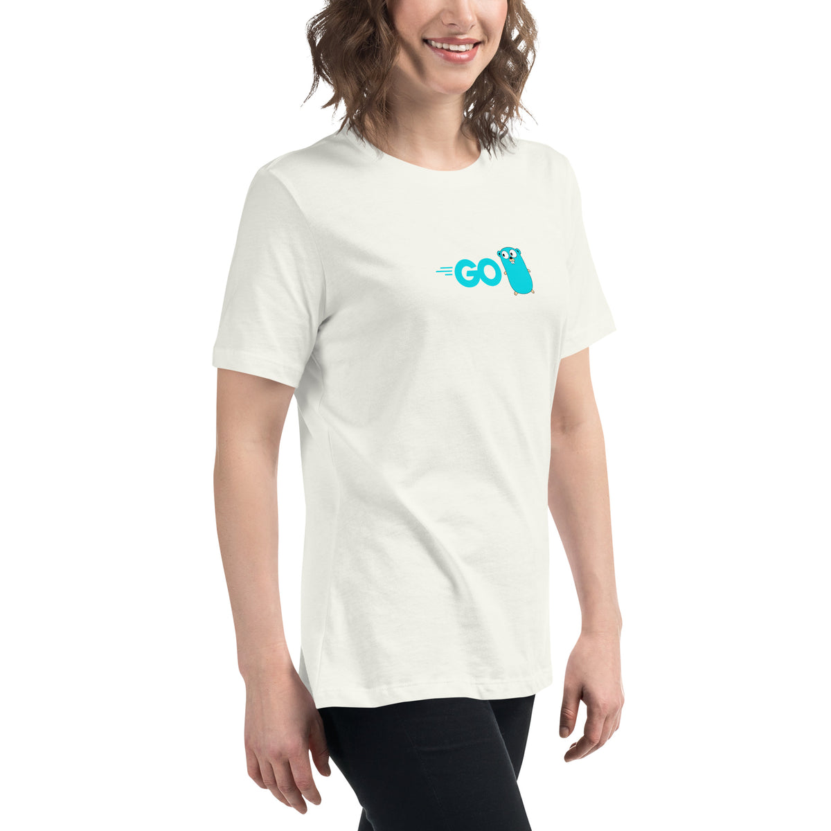 Golang Logo I - Women's Relaxed T-Shirt