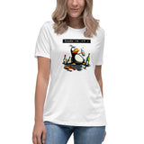 $ sudo rm -rf / — Drunk Linux Edition - Women's Relaxed T-Shirt