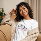 I Break Stereotypes, Not Code - Women's Relaxed T-Shirt