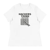 Hackers Think outside - Women's Relaxed T-Shirt