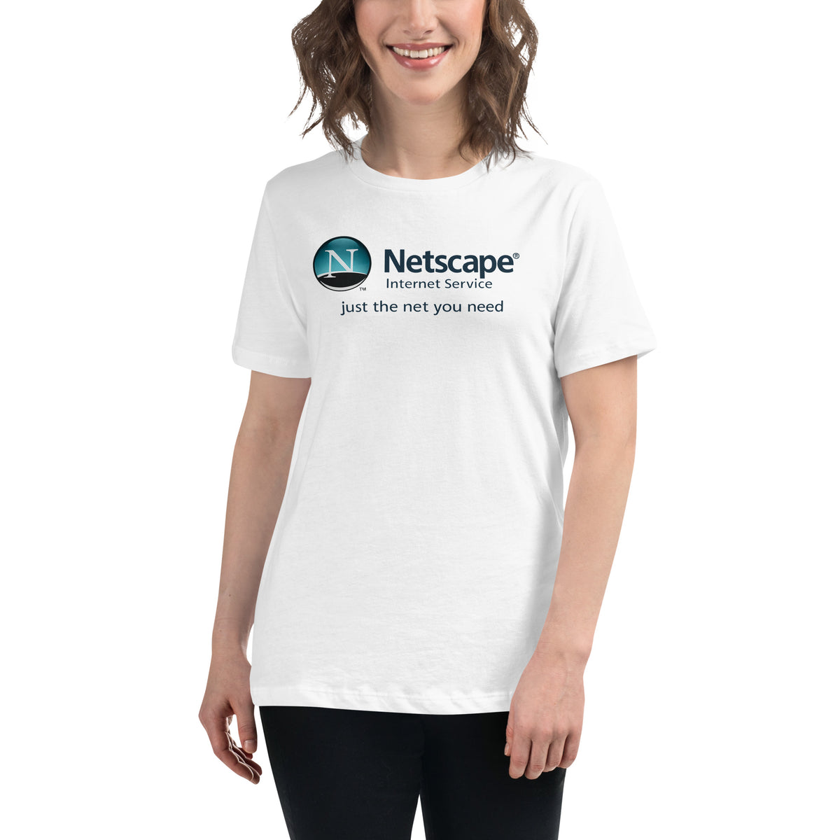 Netscape Internet Service - Women's Relaxed T-Shirt