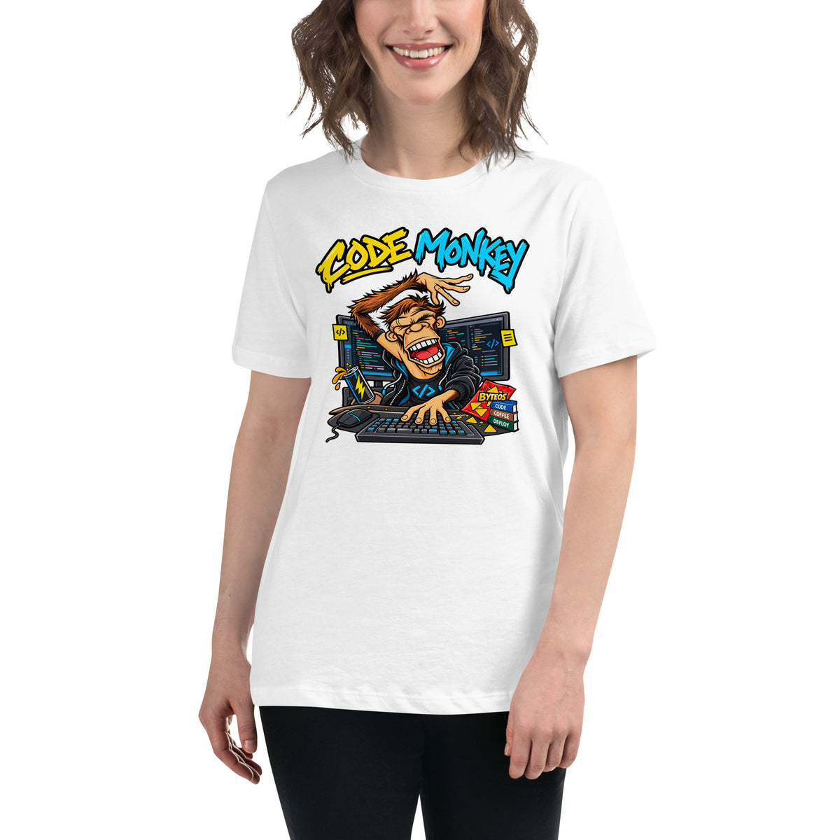 Code Monkey - Women's Relaxed T-Shirt