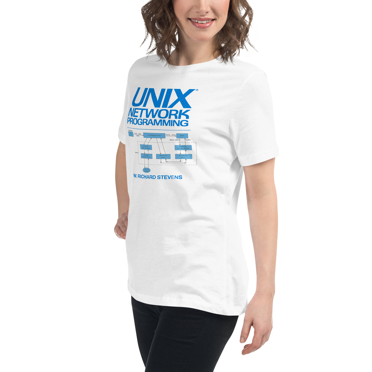 UNIX Network Programming - Women's Relaxed T-Shirt