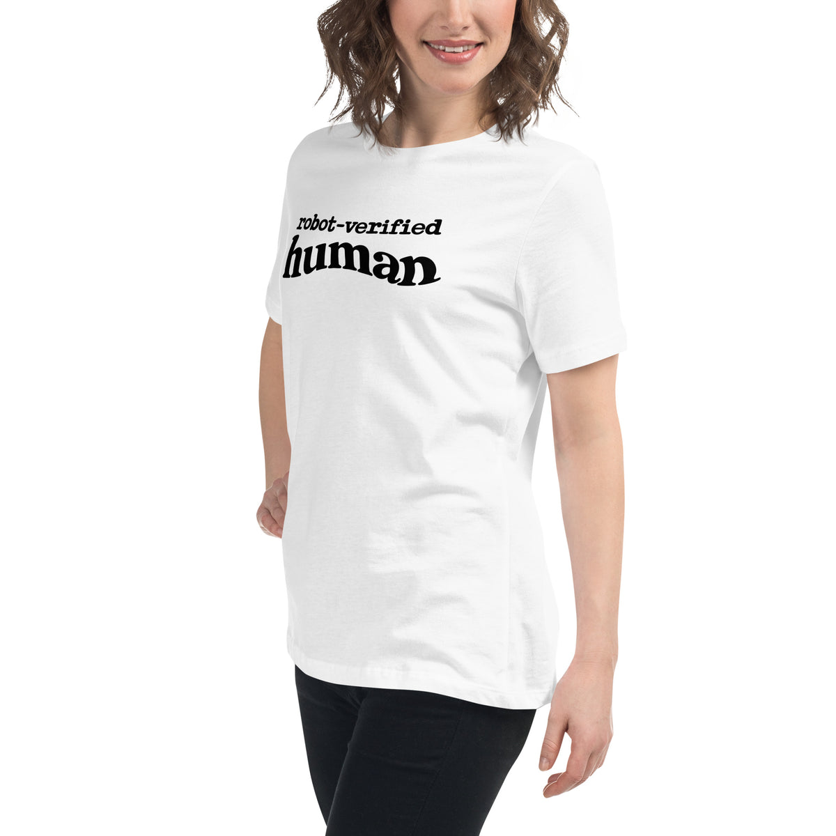 Robot-Verified Human - Women's Relaxed T-Shirt