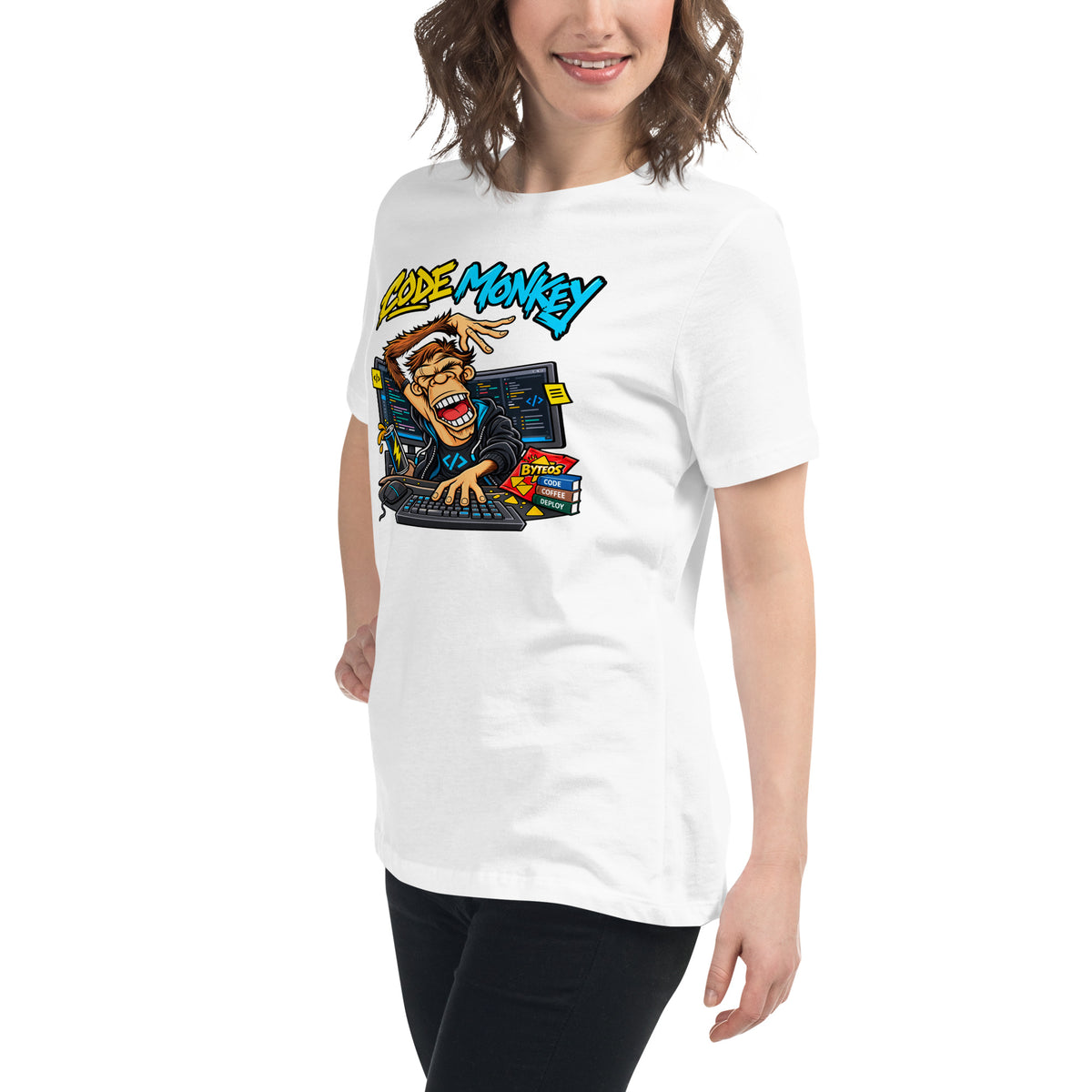 Code Monkey - Women's Relaxed T-Shirt