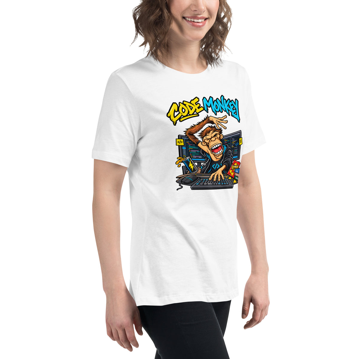 Code Monkey - Women's Relaxed T-Shirt