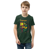 Programmer with Vibrant Colors - Youth Short Sleeve T-Shirt