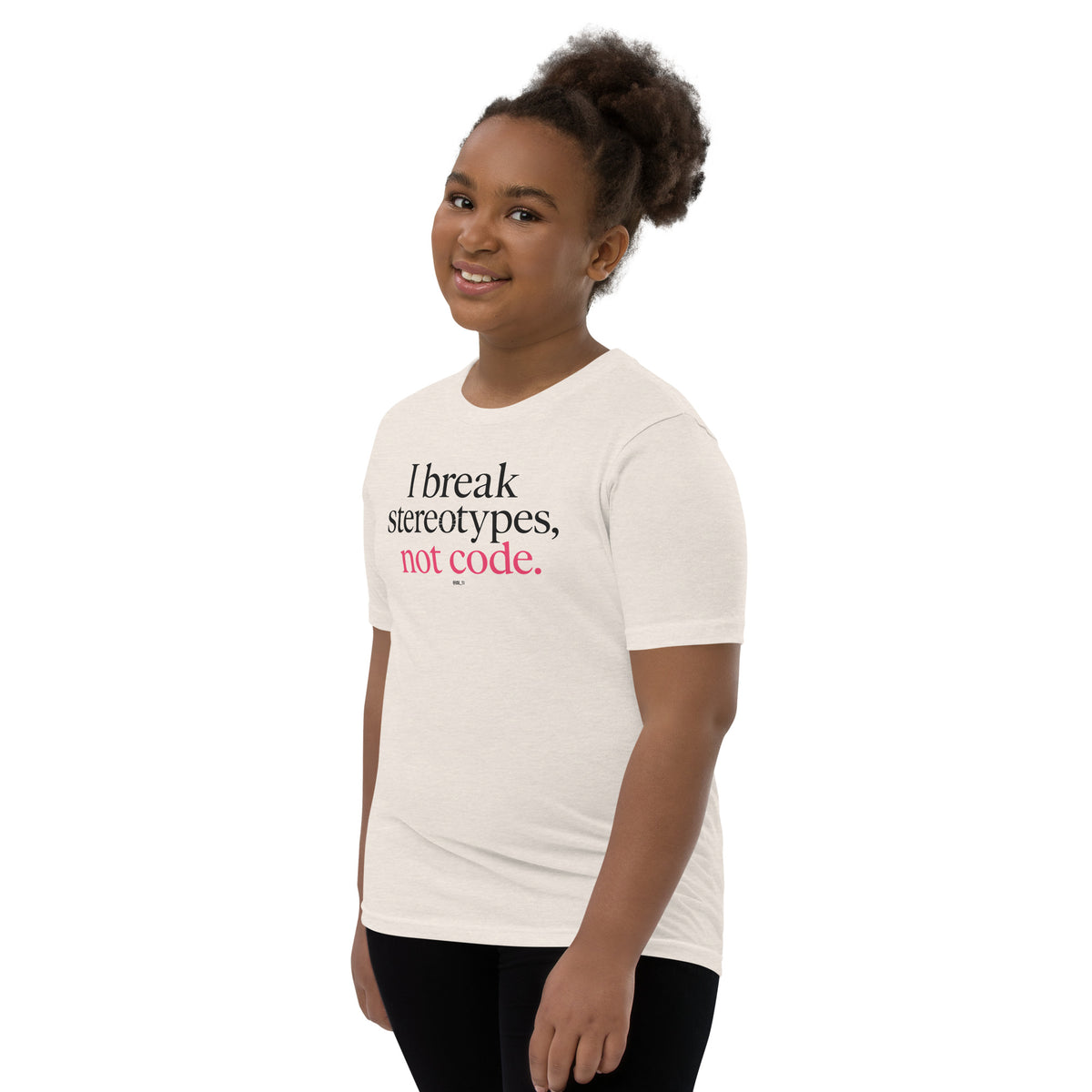 I Break Stereotypes, Not Code - Youth Short Sleeve T-Shirt