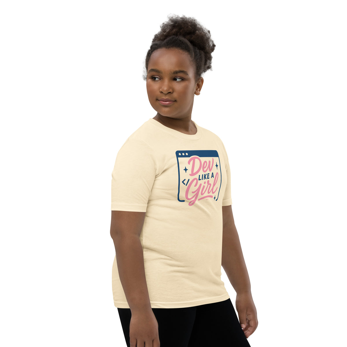Dev Like a Girl - Youth Short Sleeve T-Shirt