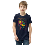 Programmer with Vibrant Colors - Youth Short Sleeve T-Shirt