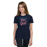 Dev Like a Girl - Youth Short Sleeve T-Shirt