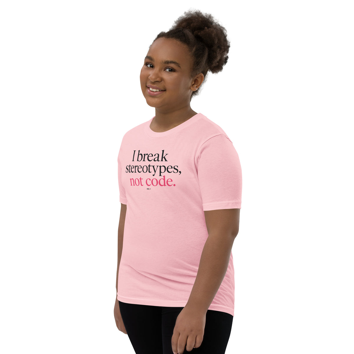 I Break Stereotypes, Not Code - Youth Short Sleeve T-Shirt
