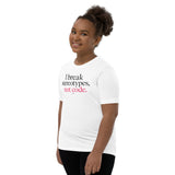 I Break Stereotypes, Not Code - Youth Short Sleeve T-Shirt